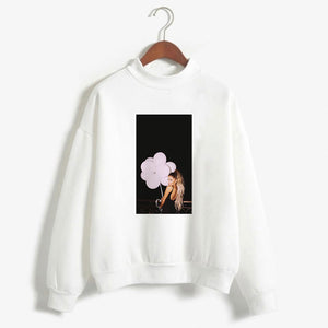 New Vogue Sweatshirt Ariana Grande Sweatshirt No Tears Left To Cry  Streetwear Harajuku Hoodies Leisure Sudadera Mujer