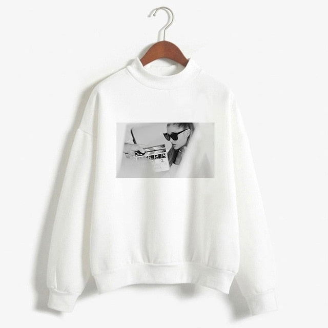 New Vogue Sweatshirt Ariana Grande Sweatshirt No Tears Left To Cry  Streetwear Harajuku Hoodies Leisure Sudadera Mujer