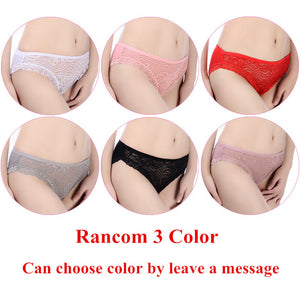 Innsly 3 Pieces/Pack Panties Women Sexy Briefs Female Underwear Cotton Hollow out Panties Female Briefs Lady Lingerie