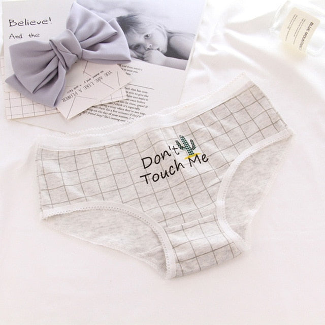 luckymily Bear Pattern Cotton Women Panties Cotton Underwear Women Briefs Lingerie Thongs Seamless Underpants Women's Intimates