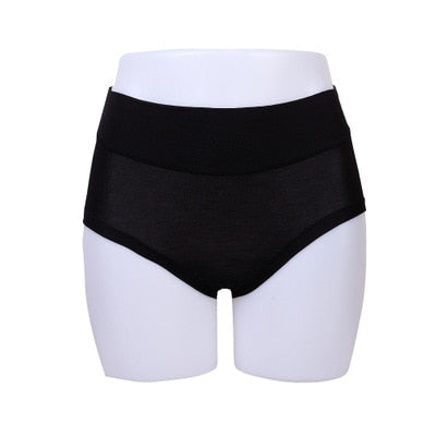 CXZD Fashion seamless High Waist Period Panties comfortable for women Cotton underwear lingerie plus size female briefs hot sale