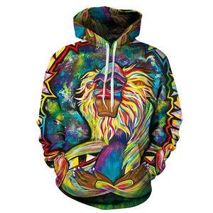 TUNSECHY Hot Fashion Men/Women 3D Sweatshirts Print Milk Space Galaxy Hooded Hoodies Unisex Tops Wholesale and retail