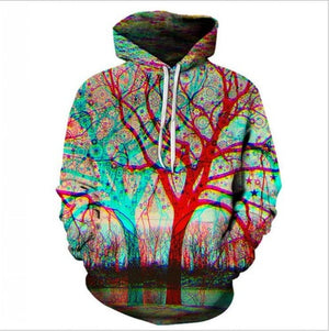 TUNSECHY Hot Fashion Men/Women 3D Sweatshirts Print Milk Space Galaxy Hooded Hoodies Unisex Tops Wholesale and retail