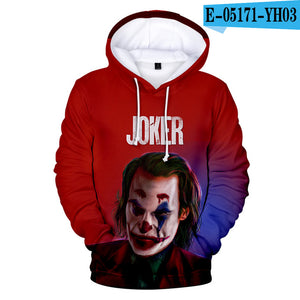 Joker Origin Movie Joker 2019 Joaquin Phoenix Arthur Fleck 3D print Hooded sweatshirt Men/Women Casual Hip hop Hoodies Clothes