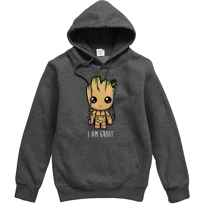 I AM GROOT Movie Series Printed Male Hoodies Avengers Hoody Csaual Hip Hop Mens Pullover Funny Streetwear Hipster Tracksuit Top