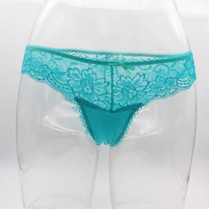 Prettywowgo New Arrival Women Underwear 2019 Sexy Lace 6 Candy Color Women's Cotton Panties 887