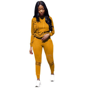 RAISEVERN New Pink Letter Print Tracksuit Women Casual Outfits 2 Two Piece Set Full Pants Suits Plus Size Clothing Autumn