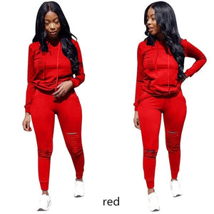 RAISEVERN New Pink Letter Print Tracksuit Women Casual Outfits 2 Two Piece Set Full Pants Suits Plus Size Clothing Autumn