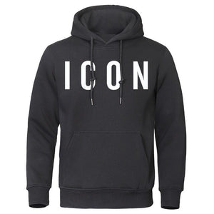 Icon Print Mens Hoodies 2019 Autumn Winter Sweatshirt Hot Sale Fashion Hoodie Casual hip hop Sweatshirt Autumn New Men Tracksuit