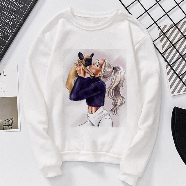 Lei-SAGLY Super Mama Autumn 2019 Mother's Day Women's Sweatshirt Harajuku Kawaii Hoodie Casual  Comfortable  Oversized Hoodies