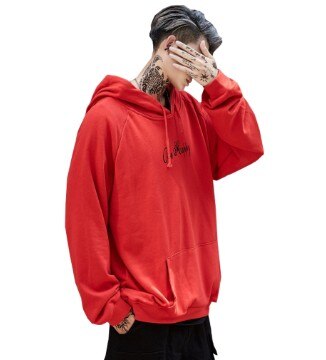 Hot Sale Fashion  Plus Size 3XL Hip Hop Street Wear Men Hooded Hoodies Smile Print Sweatshirts Tops Hoodie Clothes