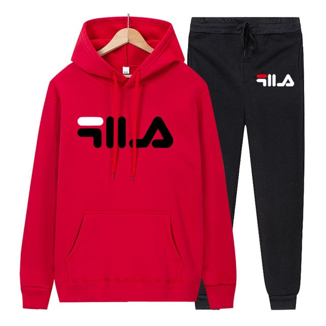 New Women sets Two-piece set hoodie+pants Fleece Autumn Winter Cotton Tracksuit men Printed Sweatshirt sets Women tracksuit