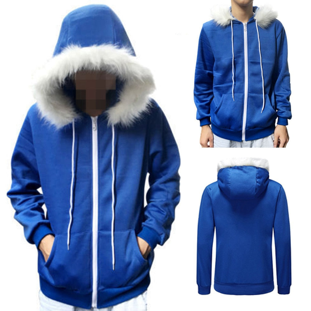 Whoohoo Men Women Cosplay Blue Fleece Hooded Jacket New Costume Warm New Coat Details About Undertale Sans Cosplay Blue Hoodie