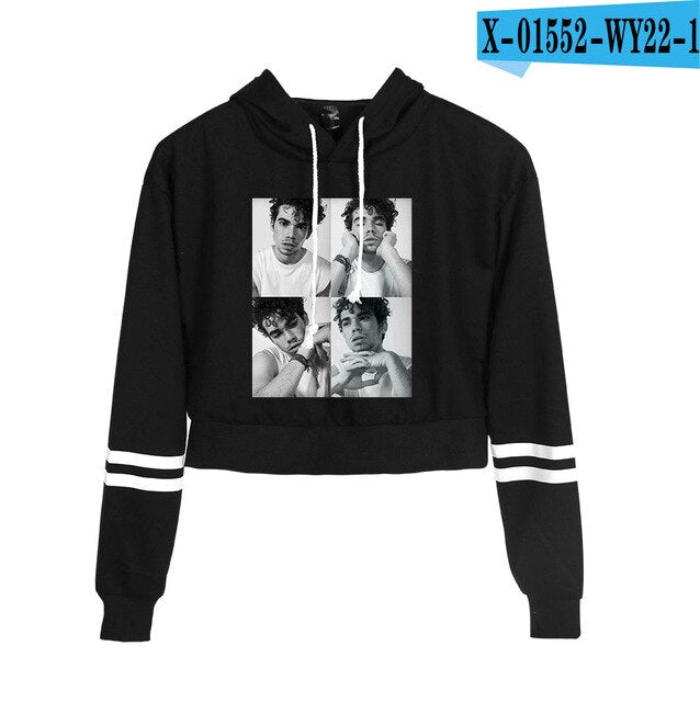 Cameron Boyce Navel Hoodies Sweatshirt Women Long Sleeve Fashion New Arrival Cool Hoodie Pullover Causal High Quality Sweatshirt