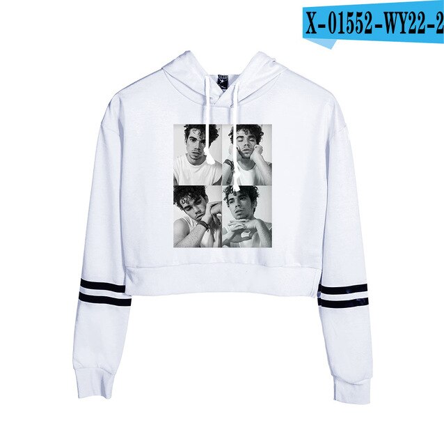 Cameron Boyce Navel Hoodies Sweatshirt Women Long Sleeve Fashion New Arrival Cool Hoodie Pullover Causal High Quality Sweatshirt