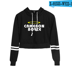 Cameron Boyce Navel Hoodies Sweatshirt Women Long Sleeve Fashion New Arrival Cool Hoodie Pullover Causal High Quality Sweatshirt