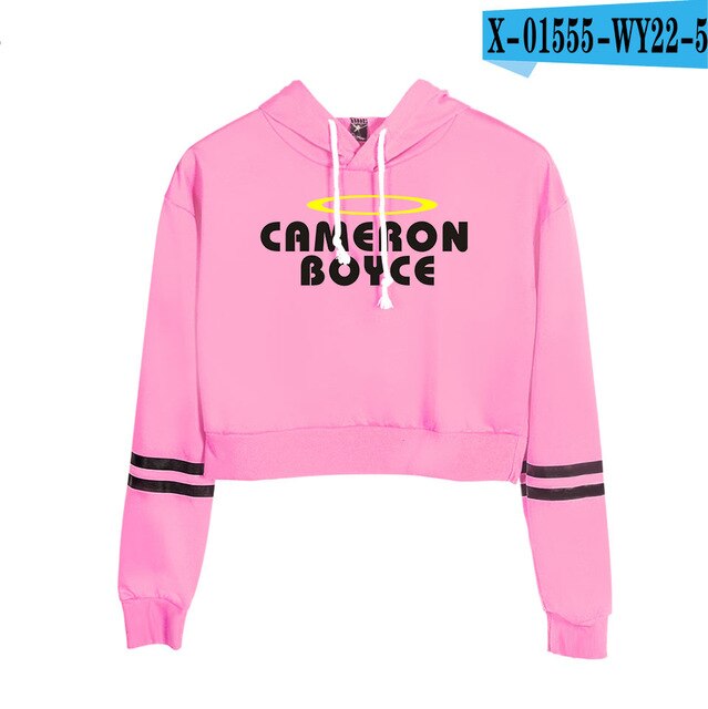 Cameron Boyce Navel Hoodies Sweatshirt Women Long Sleeve Fashion New Arrival Cool Hoodie Pullover Causal High Quality Sweatshirt