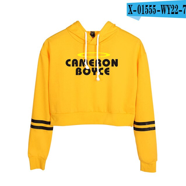 Cameron Boyce Navel Hoodies Sweatshirt Women Long Sleeve Fashion New Arrival Cool Hoodie Pullover Causal High Quality Sweatshirt