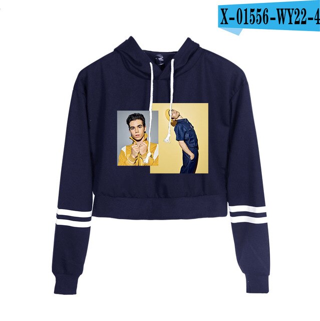 Cameron Boyce Navel Hoodies Sweatshirt Women Long Sleeve Fashion New Arrival Cool Hoodie Pullover Causal High Quality Sweatshirt