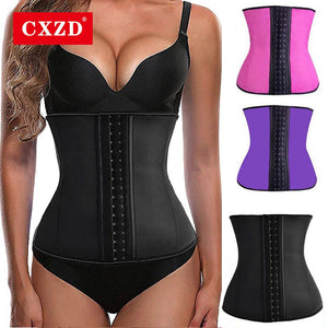 CXZD Women's Latex Waist Trainer Corsets Weight Loss Hourglass Sports Girdle Body Shaper Slimmer Belt Corset Cincher