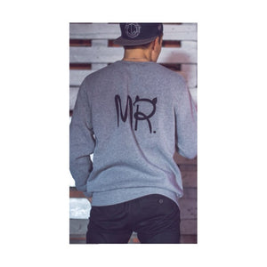 New Fashion MS and MR Letters Lovers Couple Long Sleeve Fleece Shirts Hoodie Sweatershirts Casual Tank Top Sudaderas Mujer 2018