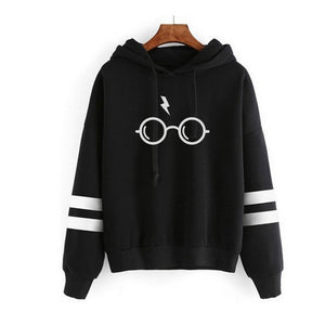 Vsenfo Harry Style Glasses Print Women Sweatshirt Hoodies Fleece Top Slim Tracksuit Brand Clothes Harajuku Trumble Moletom