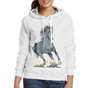 SAMCUSTOM  Love Horses 3D print Fashion hoodie For Women Ladies Hoodies and No pockets Sweatshirts