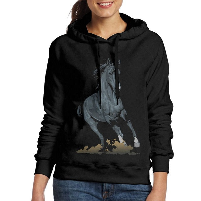 SAMCUSTOM  Love Horses 3D print Fashion hoodie For Women Ladies Hoodies and No pockets Sweatshirts