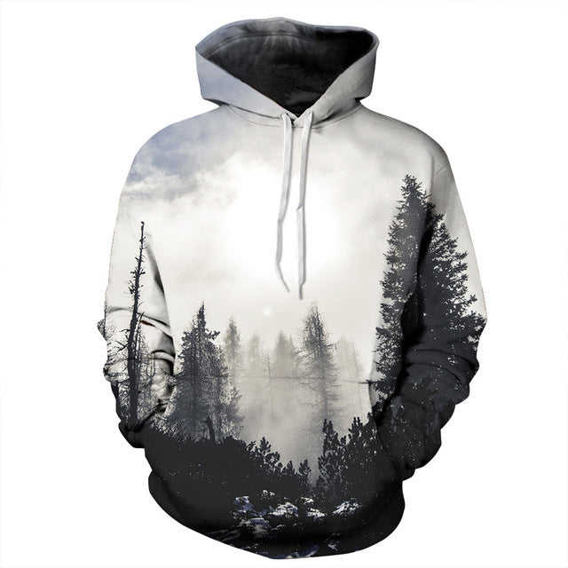 Hot Fashion Men/Women Lovers 3d Sweatshirts Print Spilled Milk Space Galaxy Hooded Hoodies Thin Unisex Pullovers Tops