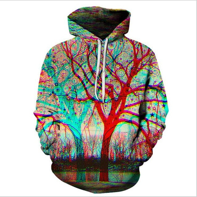 Hot Fashion Men/Women Lovers 3d Sweatshirts Print Spilled Milk Space Galaxy Hooded Hoodies Thin Unisex Pullovers Tops