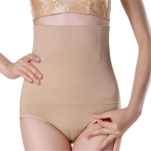 Women High Waist Tummy Control Panties Waist Body Shaper Seamless Belly Waist Slimming Pants Panties Shapewear Girdle Underwear