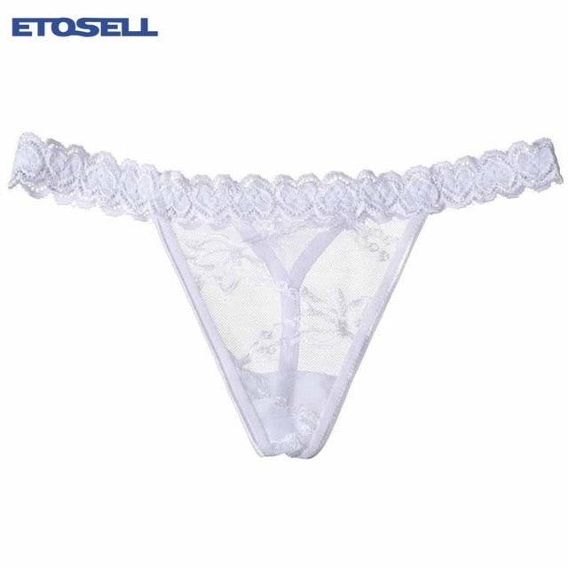 ETOSELL Women Lace Super Sexy Hip Low Waist Panty briefs Thongs Panties Female G String Sexy Lace Underwear Panties Intimates