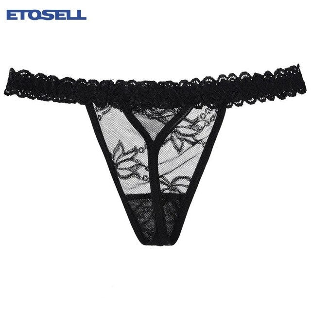 ETOSELL Women Lace Super Sexy Hip Low Waist Panty briefs Thongs Panties Female G String Sexy Lace Underwear Panties Intimates