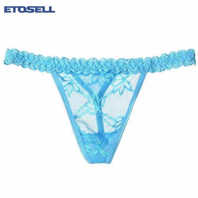 ETOSELL Women Lace Super Sexy Hip Low Waist Panty briefs Thongs Panties Female G String Sexy Lace Underwear Panties Intimates