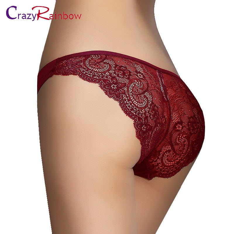 S-3XL!Free shipping!Hot sale!  women's sexy lace panties seamless cotton breathable panty Hollow briefs Plus Size girl underwear