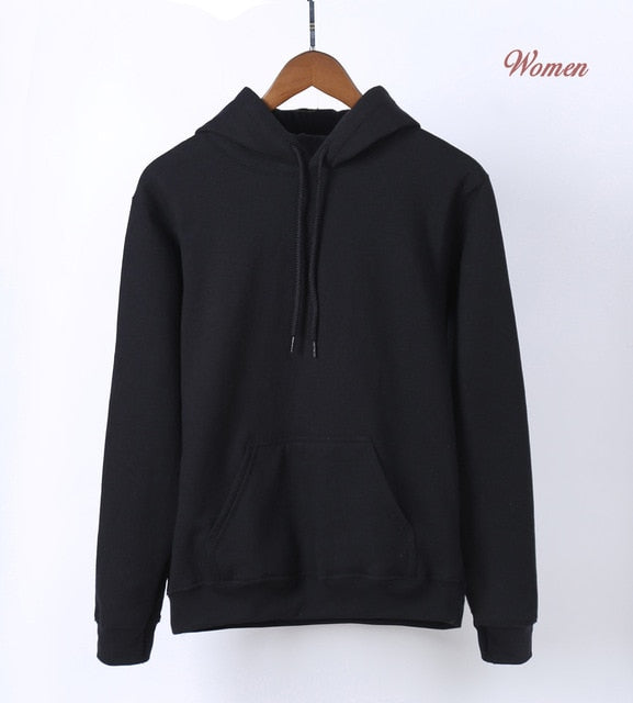 Hot Sale 2019 Spring Autumn Casual Women Hoodies Sweatshirts K-pop Solid Hoodie Kawaii Black White Gray Pink Red Blue Hoodie