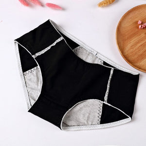 Menstrual period physiological underwear cotton antibacterial girl middle waist menstruation lady physiological briefs