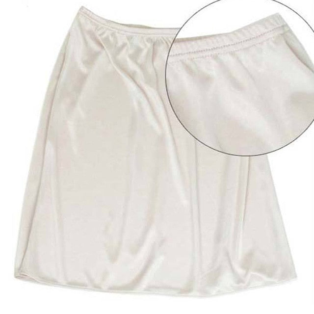 Summer Sexy Intimates Women Casual Underskirts Ladies Basic Mini Skirt Underdress Loose Half Slips Petticoat Underskirts