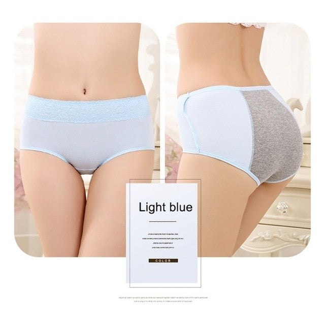 Menstrual Period Underwear Women Cozy Lace Sexy Panties Ladies Seamless Physiological Leakproof Underwear